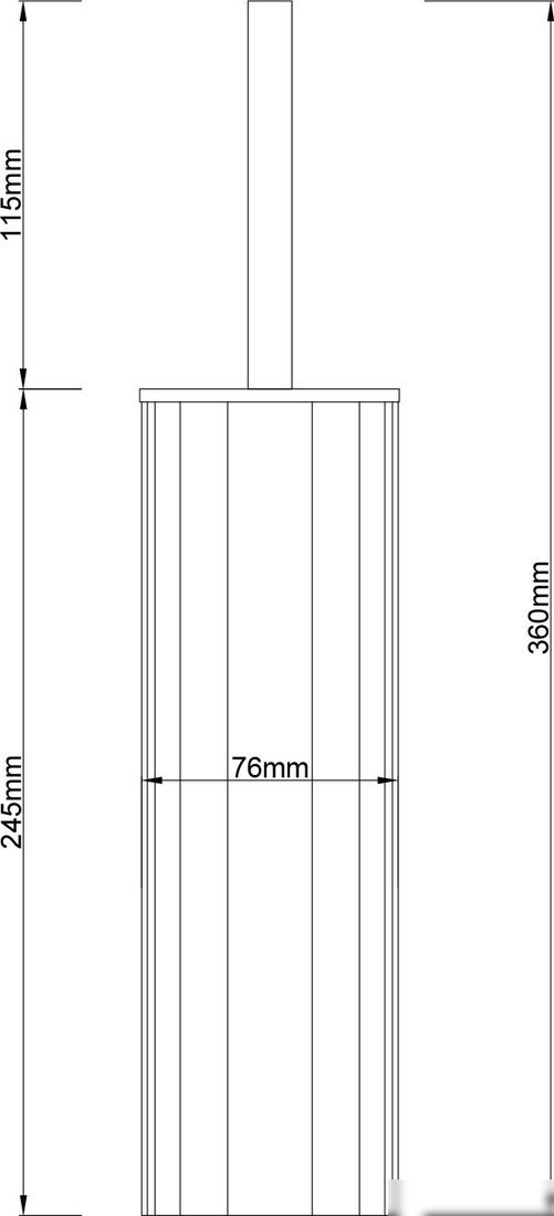 Ершик для унитаза Lauter 21SH51A28