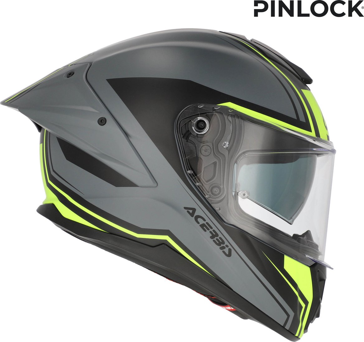 Мотошлем Acerbis Tarmak-X 0027315.290.069 (XXL, серый/желтый)