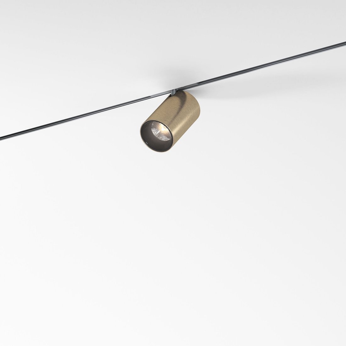 Трековый светильник Elektrostandard Mini Magnetic 85202/01 5W 3000K (латунь/черный)