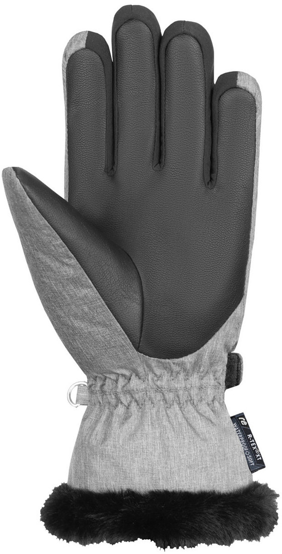 Горнолыжные перчатки Reusch Luna R-Tex Xt 6231244-6674 (р-р 8.5, Grey Melange/Black)