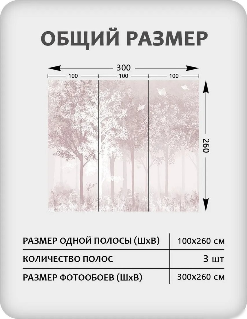 Фотообои Citydecor Таинственный лес 32 (300x260см)