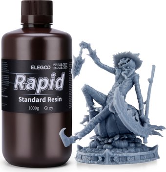 Фотополимер Elegoo Standard Rapid 1кг (серый)