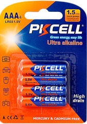 Батарейки PKCELL Ultra Digital Alkaline LR03 AAA 4 шт.