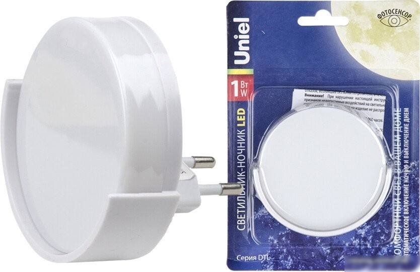 Ночник Uniel DTL-316 Круг/White/Sensor UL-00007053