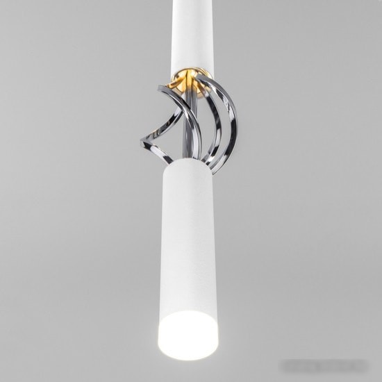 Подвесная люстра Евросвет 50191/1 LED (белый/хром)
