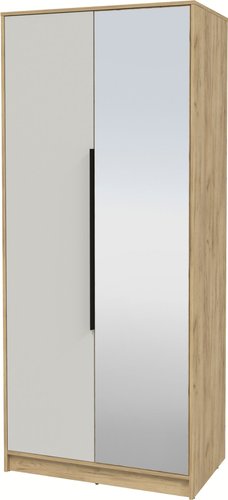Шкаф распашной Интерлиния Концепт КТ-Ш2з (персидский жемчуг/дуб золотой)