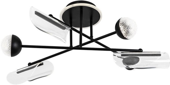 Люстра средней высоты LED4U L3200-6 BK