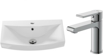 Умывальник Cersanit Carina 60В S-UM-CAR60/1 + 63020