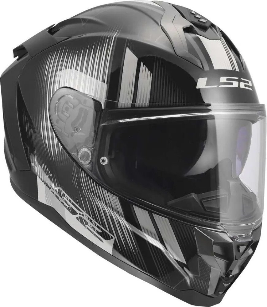 Мотошлем LS2 FF817 Challenger II Nitro (2XL, черный/серый)
