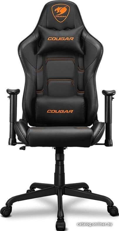Игровое (геймерское) кресло Cougar Fortress (черный)