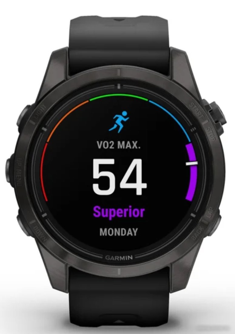 Умные часы Garmin Epix Pro Gen 2 Sapphire 42 мм (карбоново-серый титан/черный)