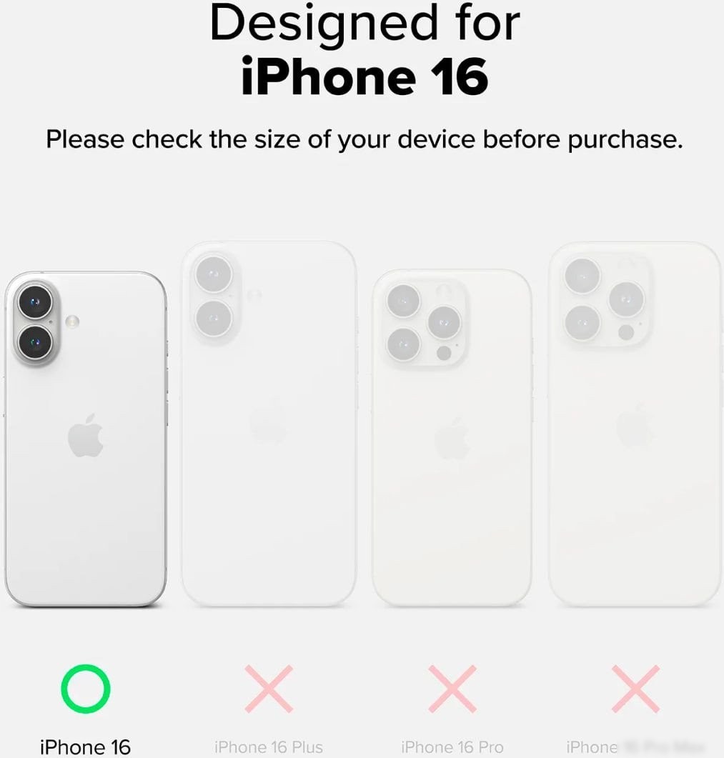 Чехол для телефона Ringke Fusion для iPhone 16 Clear