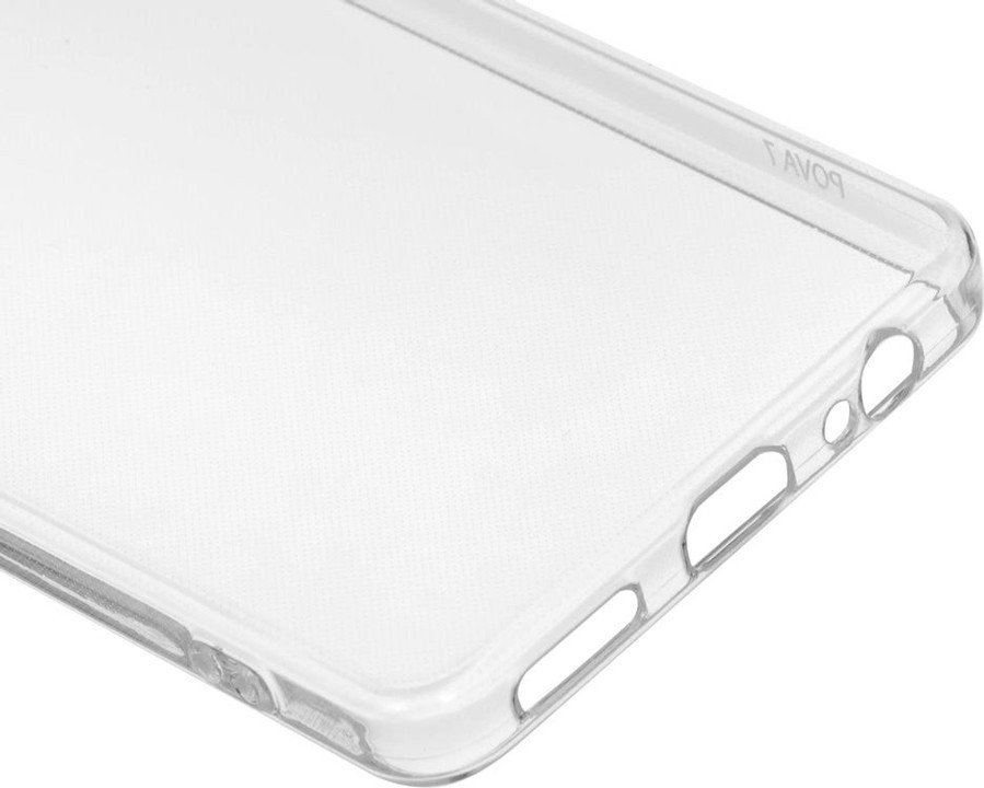 Чехол для телефона BoraSCO Silicone Case для Tecno Pova 7 5G 75794 (прозрачный)
