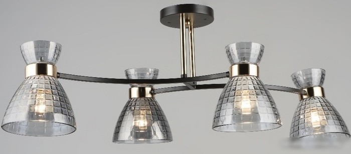 Люстра средней высоты Mirastyle SX-N-5686/4 COFFEE+FGD