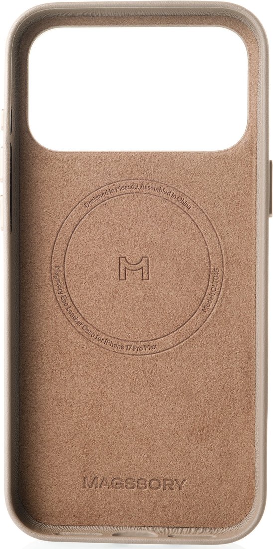Чехол для телефона Magssory Eco-Leather Case для iPhone 17 Pro Max Latte CLT045l