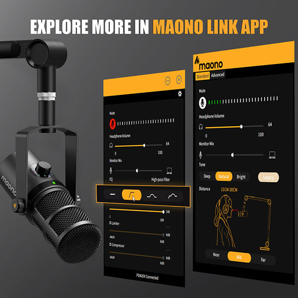 Проводной микрофон Maono PD400X