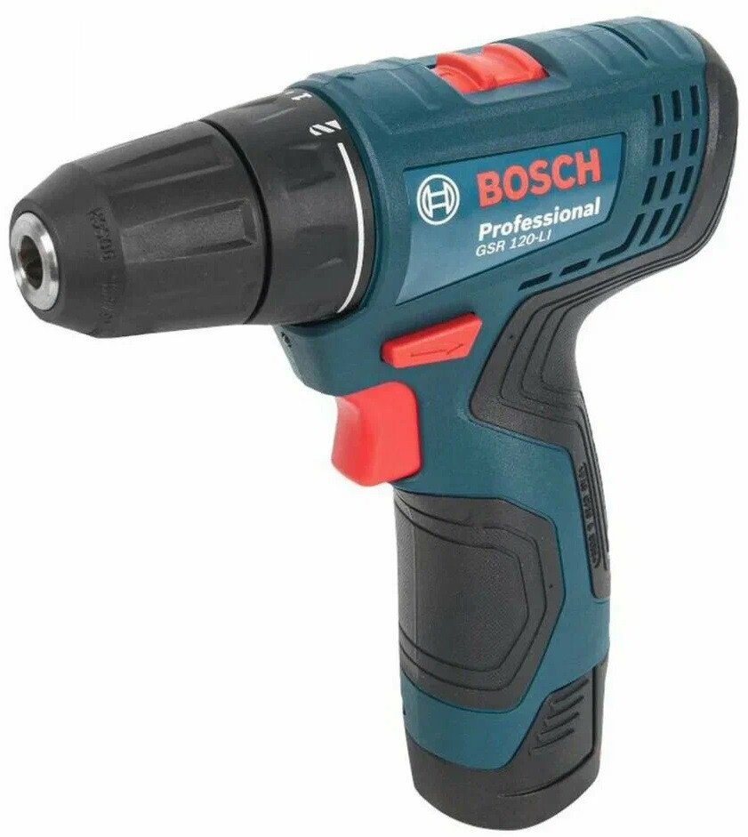 Дрель-шуруповерт Bosch GSR 120-LI Professional 06019G8081 (с 1-им АКБ, кейс, китайская версия)