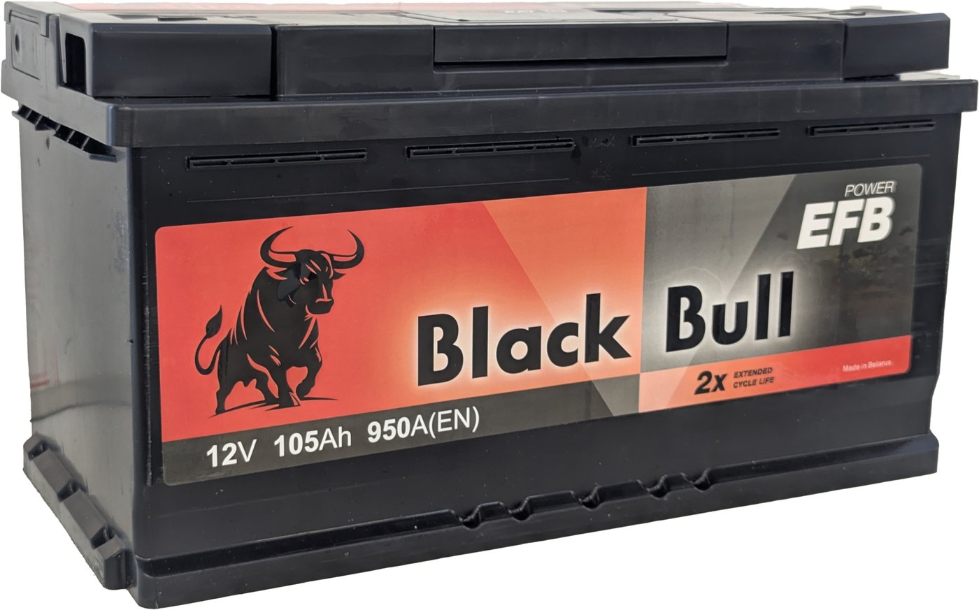 Автомобильный аккумулятор Black Bull EFB R+ (105 А·ч) Автомобильный аккумулятор Black Bull EFB R+ (105 А·ч)