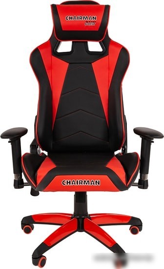 Кресло CHAIRMAN Game 44 (черный/красный)