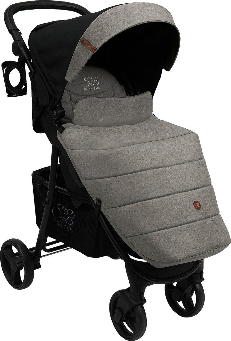 Коляска прогулочная «книга» Sweet Baby Rapido (dark grey)