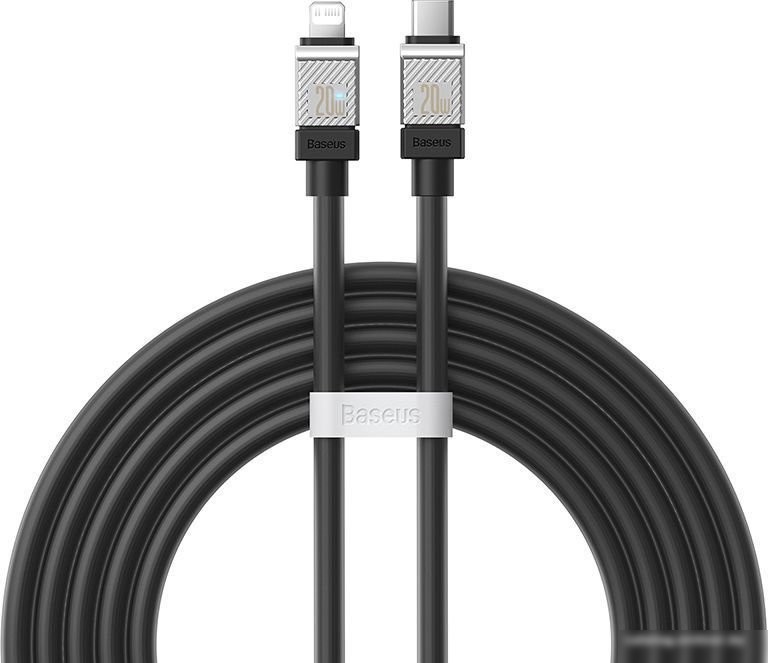 Кабель Baseus CoolPlay Series USB Type-C - Lightning (2 м, черный)