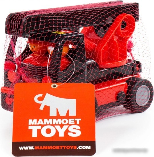 Игрушечный транспорт Полесье Mammoet Мой первый автомобиль пожарный 77356 (черная лестница)
