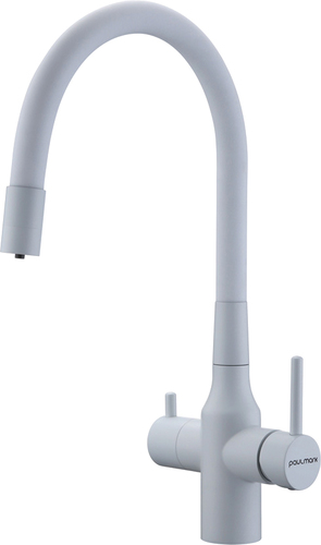 Смеситель Paulmark Salix Sa213419-431 (белый матовый)