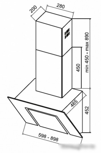 Кухонная вытяжка KUPPERSBERG F 660 W