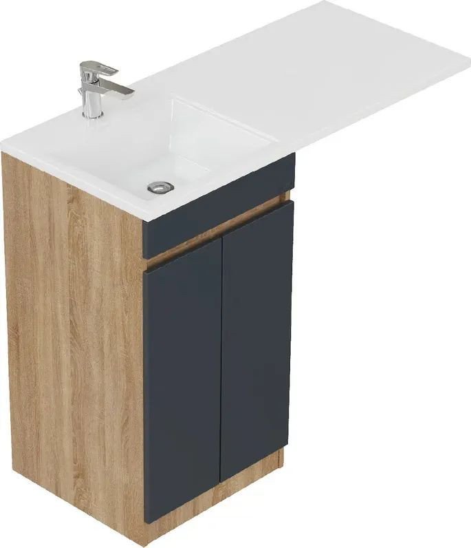 Onika Тумба с умывальником Милтон Нова 58 105807 + Madera Kamilla 120 L