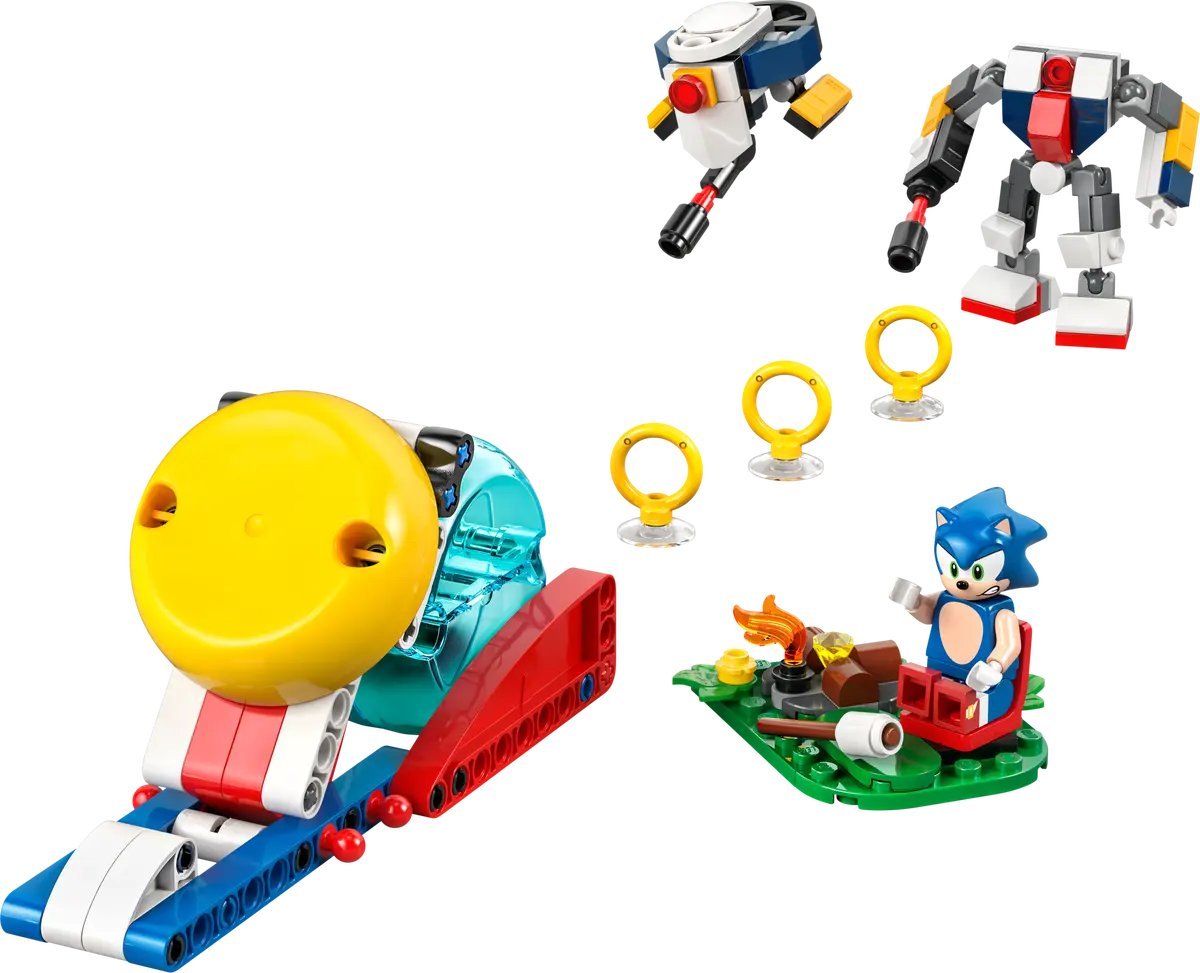 Конструктор LEGO Super Sonic Столкновение Соника у костра 77001