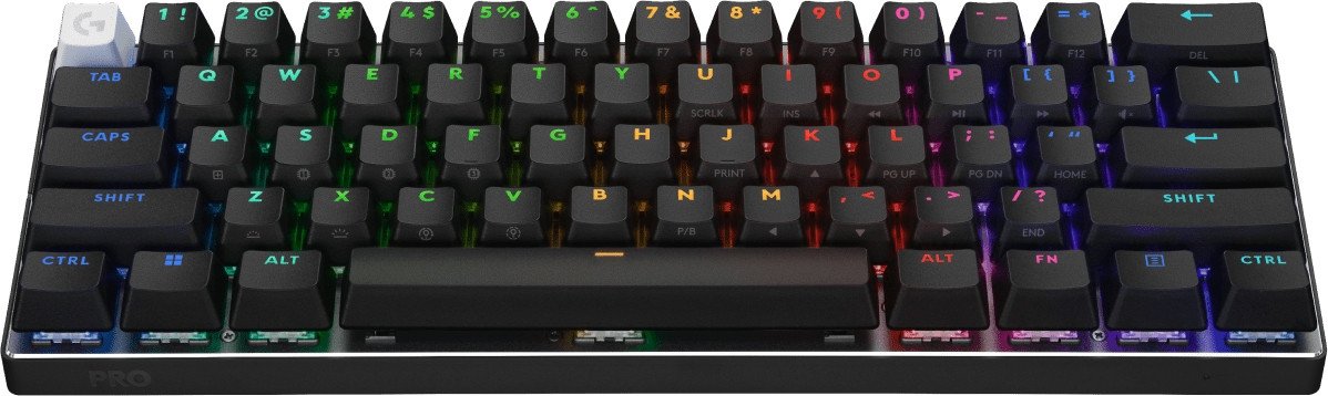 Клавиатура Logitech G Pro X 60 Lightspeed GL Tactile 920-011915 (черный, с гравировкой)