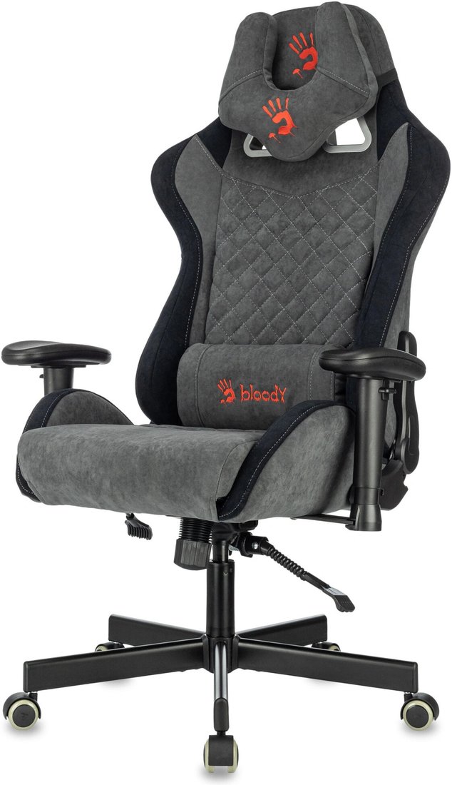 Игровое (геймерское) кресло A4Tech Bloody GC-580 (серый/черный)