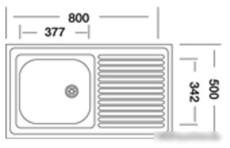 Кухонная мойка КромРус S 416 RUS