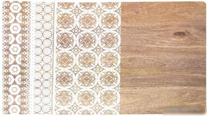 Коврик под миску TarHong Moroccan Wood (древесный с рисунком)