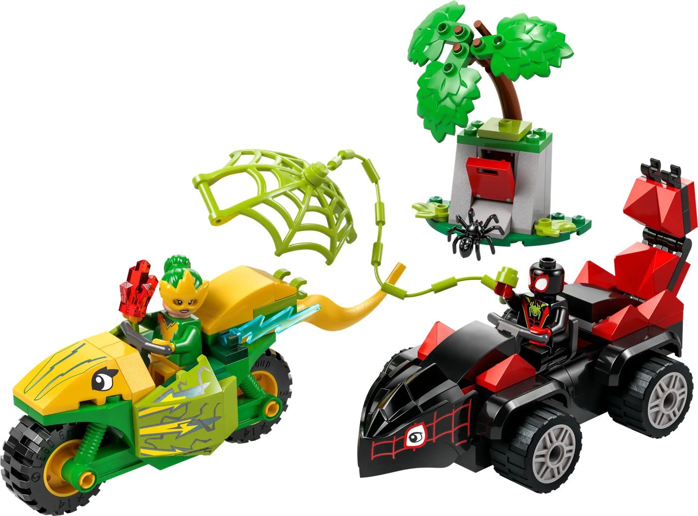 Конструктор LEGO Marvel Погоня Диногонщика Спина за Электро 11198