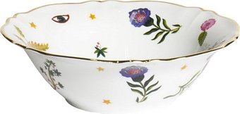 Салатник Bitossi Fabula FTB00095 (цветы/птица)