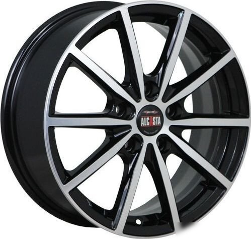 Литые диски Alcasta M61 17x7" 5x108мм DIA 65.1мм ET 43мм BKF Литые диски Alcasta M61 17x7" 5x108мм DIA 65.1мм ET 43мм BKF