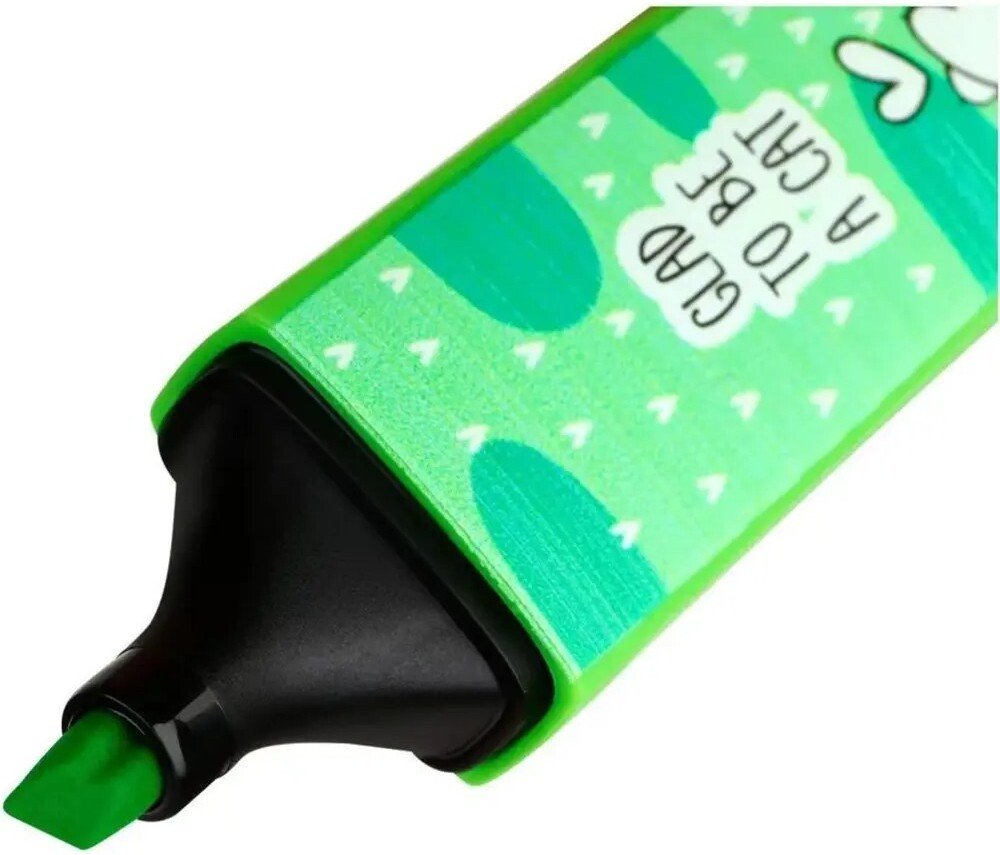 Набор текстовыделителей Meshu Cat's Paw MS_76351 (неоновые, 4 цвета)