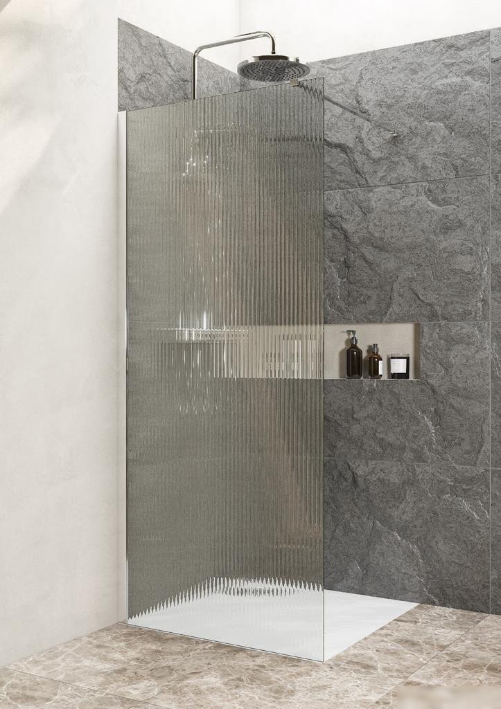 Душевая стенка Roca Metropolis Walk-In ZRU9307680 (хром)