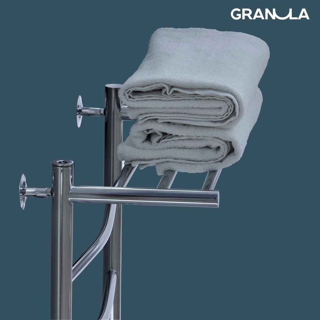 Полотенцесушитель Granula Евро 50x80 с полкой (боковое подключение, левое)