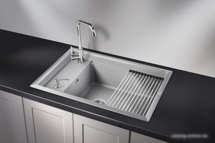 Кухонная мойка Granula KS-7305 (алюминиум)