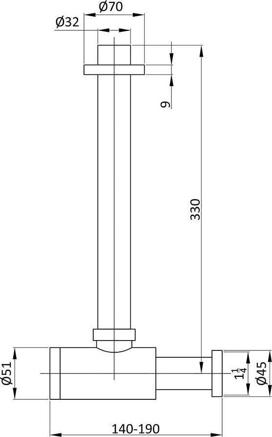 Сифон Vincea VSPH-1B01CH