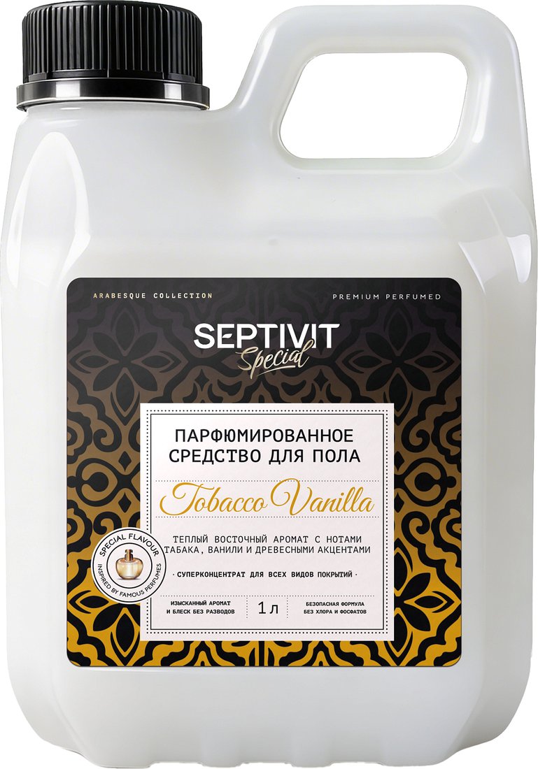 Средство для пола Septivit Special Tobacco Vanilla (1 л)