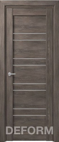 Межкомнатная дверь Юркас Deform D15 ДО 60x200 (дуб шале графит/мателюкс)