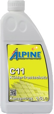 Антифриз Alpine Kuhlerfrostschutz C11 0101141 (1.5л, желтый)