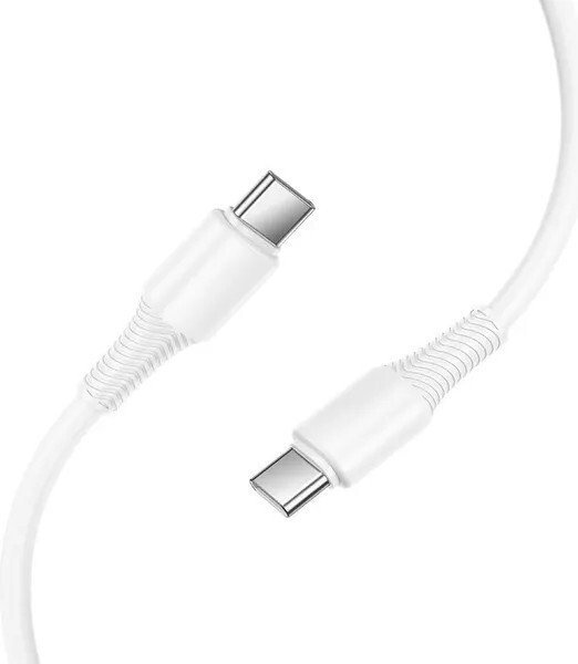 Кабель Hoco X120 USB Type-C - USB Type-C (1 м, белый)