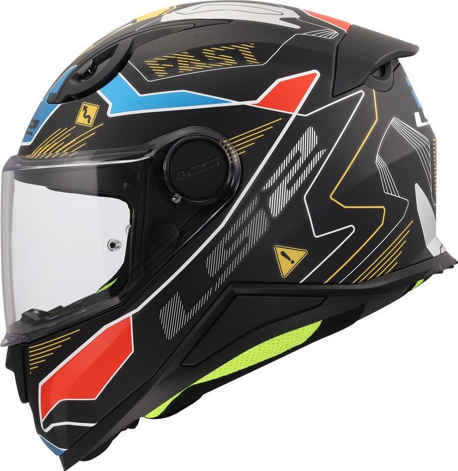Мотошлем LS2 FF812 Kid Zero (M, серый/красный)