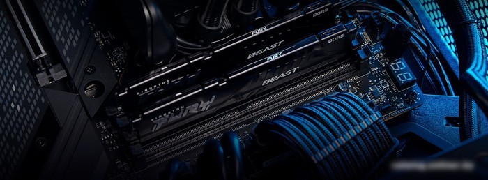 Оперативная память Kingston FURY Beast 2x16ГБ DDR5 6400 МГц KF564C32BBK2-32