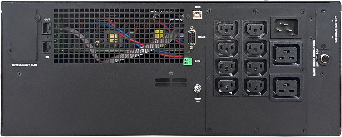 Источник бесперебойного питания SVC RT-3KL-LCD/RP8