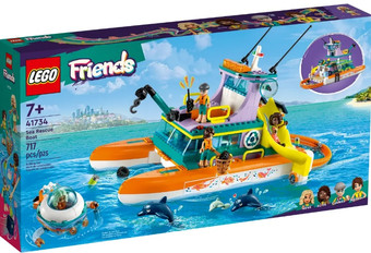 Конструктор LEGO Friends Морская спасательная лодка 41734